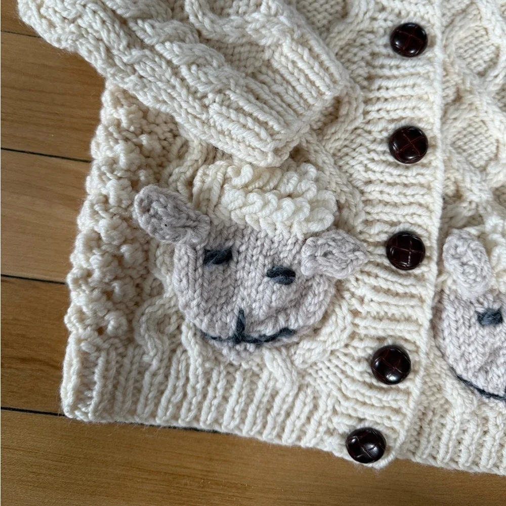 Shepley‎ Baby Aran Wool Cardigan